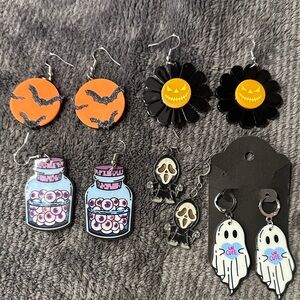 Halloween Themed Earrings Bundle